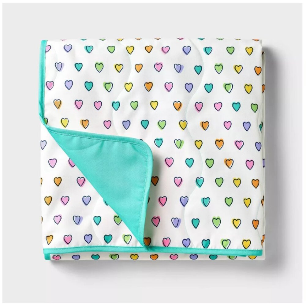 Roller Rabbit x Target Disco Hearts Wave Picnic Blanket